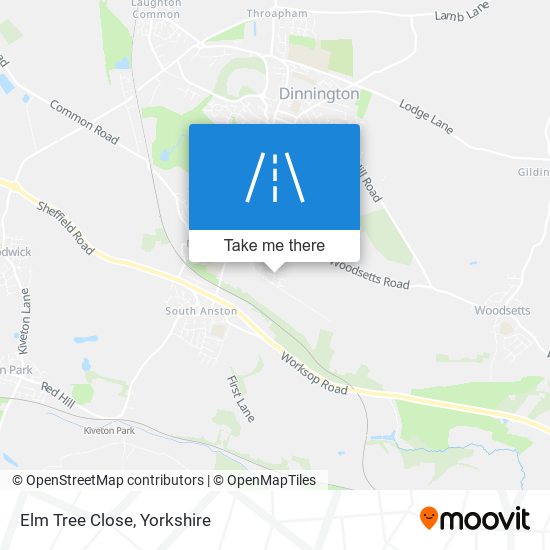 Elm Tree Close map