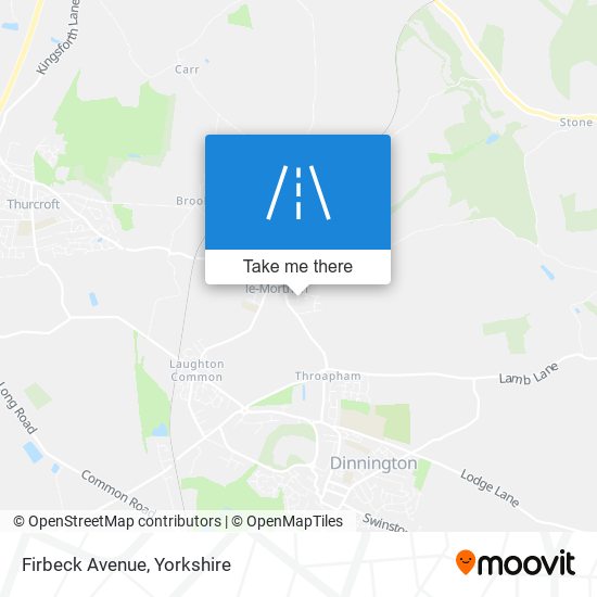 Firbeck Avenue map