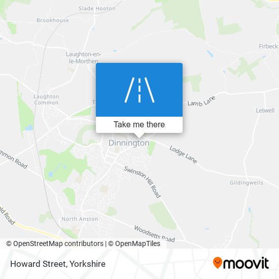 Howard Street map