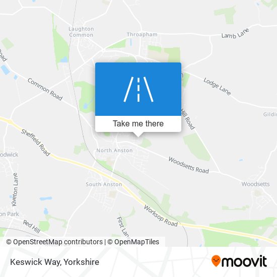 Keswick Way map
