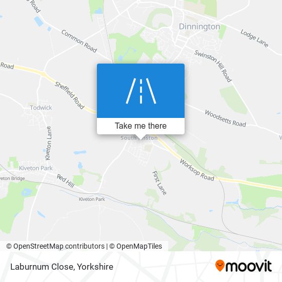 Laburnum Close map