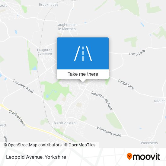 Leopold Avenue map