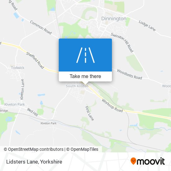 Lidsters Lane map