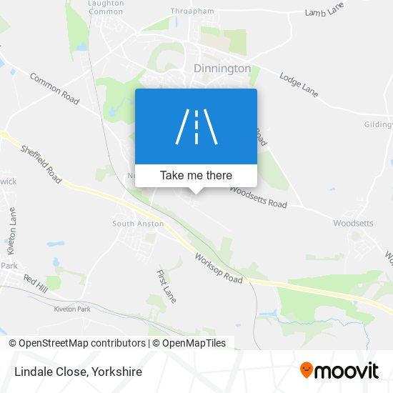 Lindale Close map