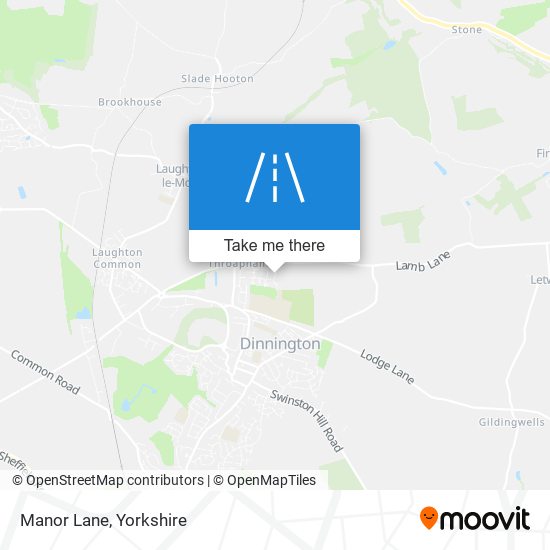 Manor Lane map