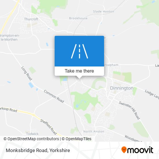 Monksbridge Road map