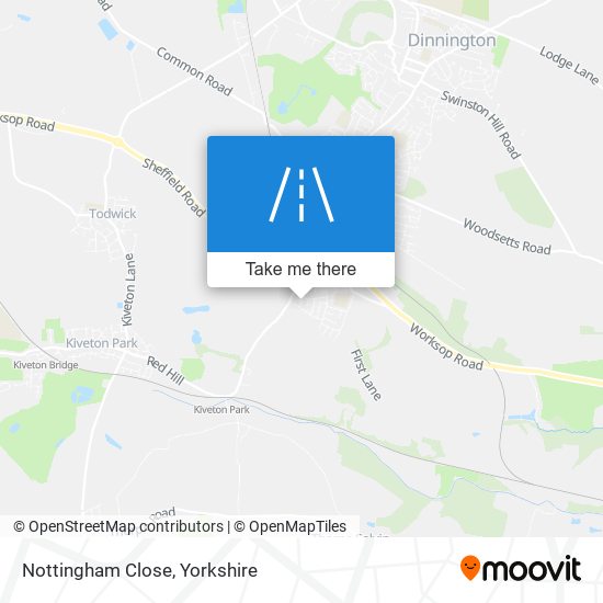 Nottingham Close map