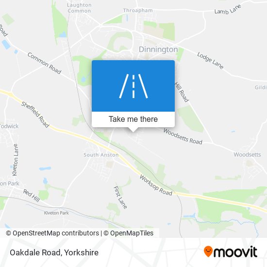 Oakdale Road map