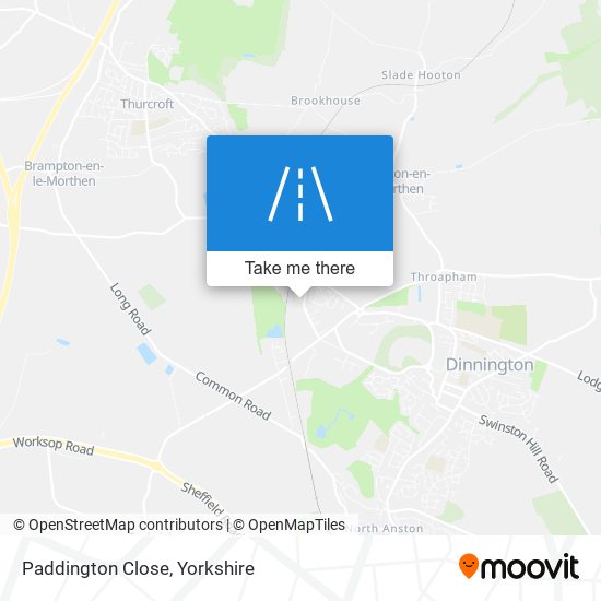 Paddington Close map