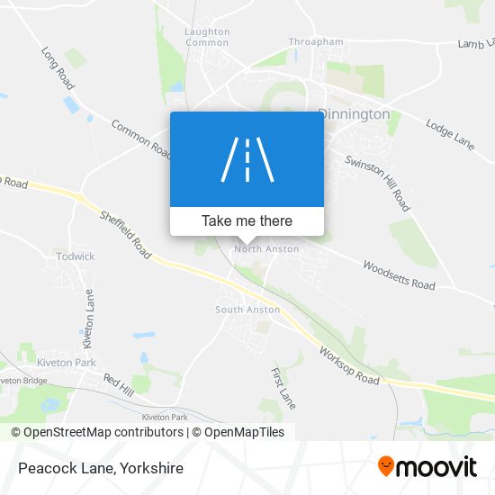 Peacock Lane map