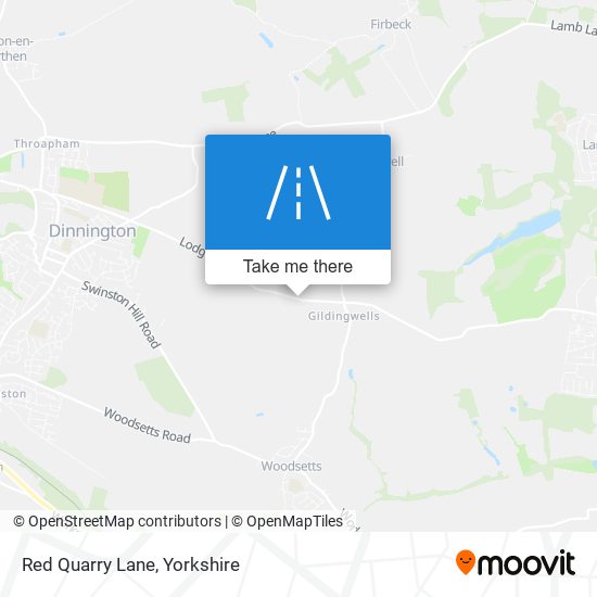 Red Quarry Lane map