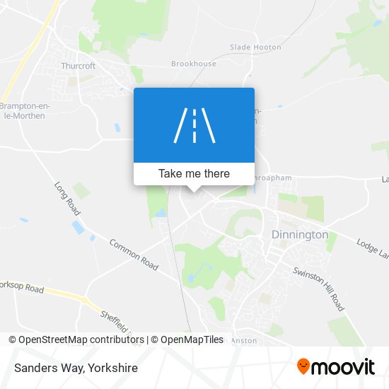 Sanders Way map