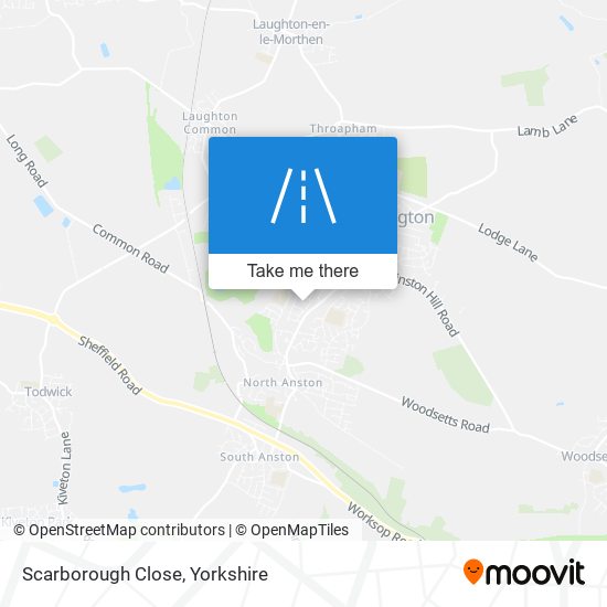 Scarborough Close map