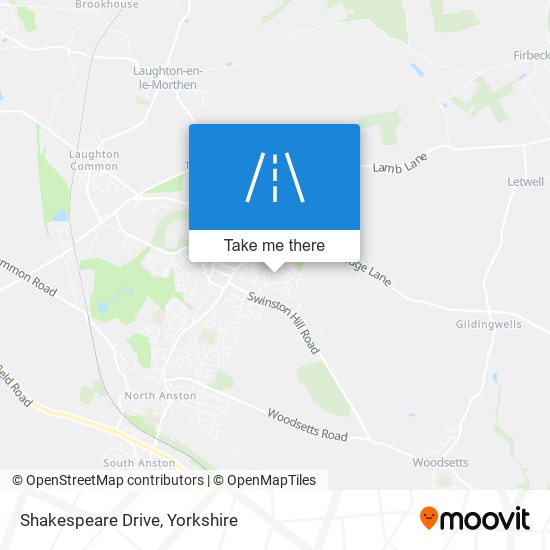 Shakespeare Drive map