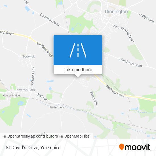 St David's Drive map