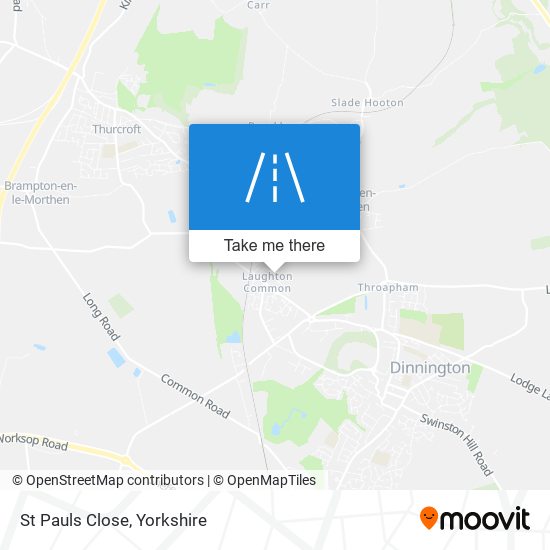 St Pauls Close map