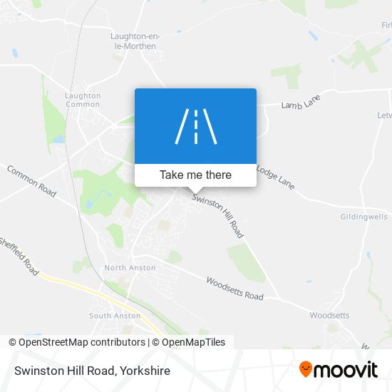 Swinston Hill Road map