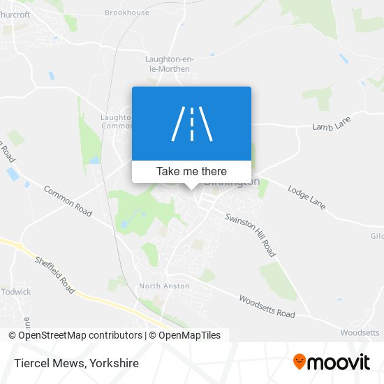 Tiercel Mews map