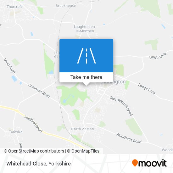 Whitehead Close map