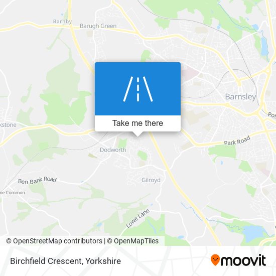 Birchfield Crescent map