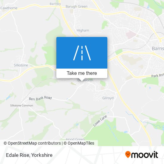 Edale Rise map