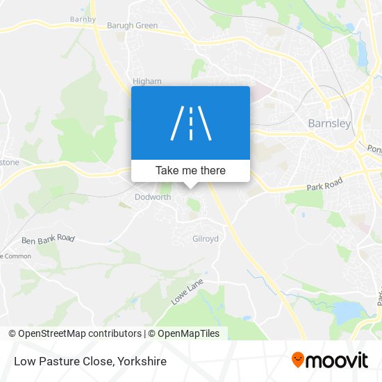 Low Pasture Close map