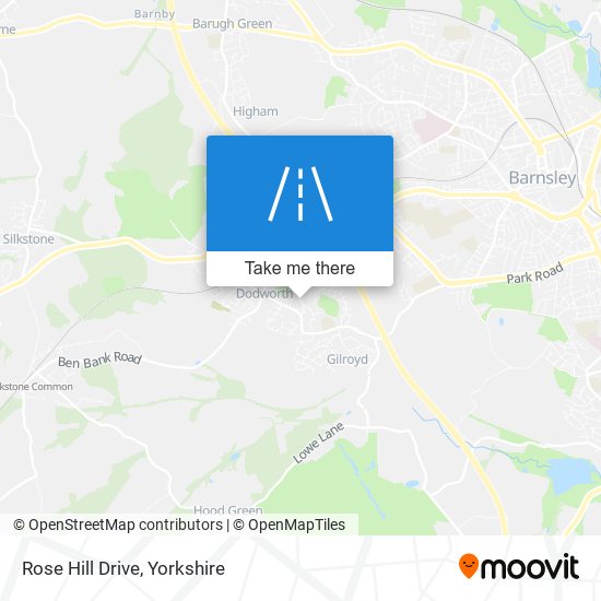 Rose Hill Drive map