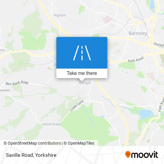 Saville Road map