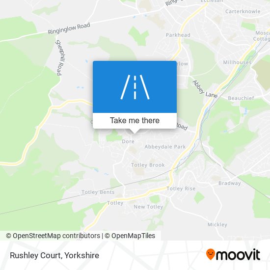 Rushley Court map