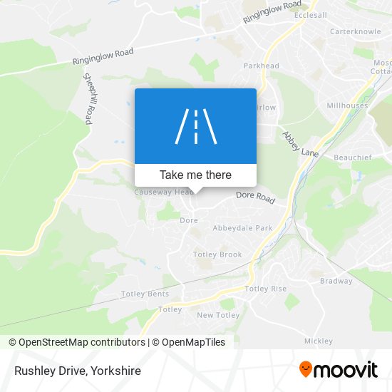 Rushley Drive map