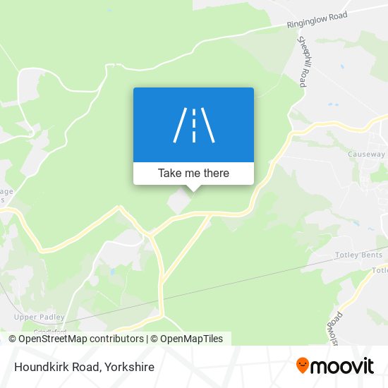 Houndkirk Road map