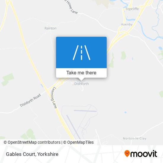Gables Court map
