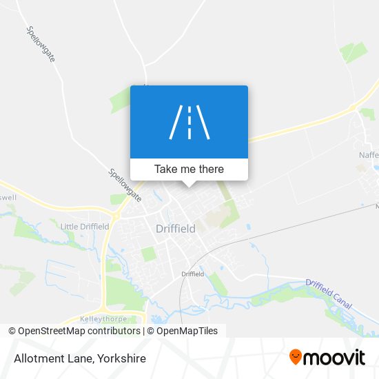 Allotment Lane map