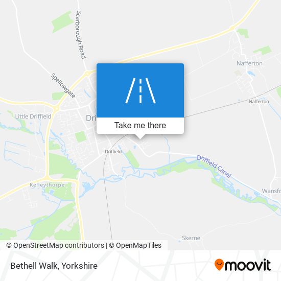 Bethell Walk map