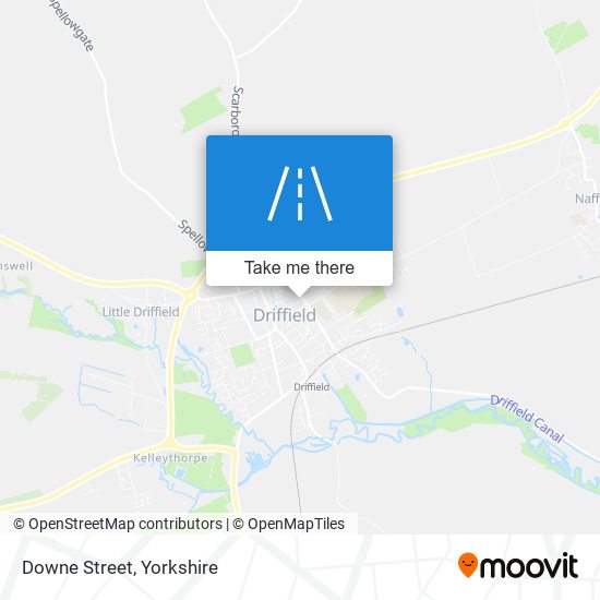 Downe Street map