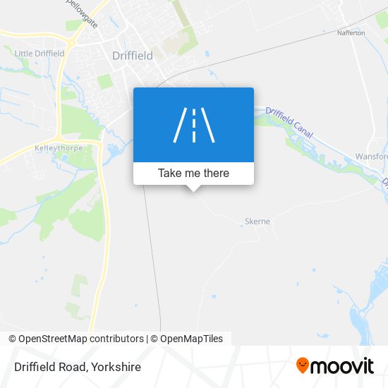 Driffield Road map