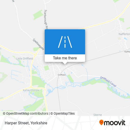 Harper Street map