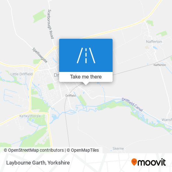 Laybourne Garth map