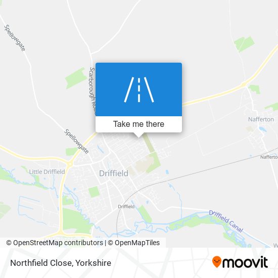 Northfield Close map