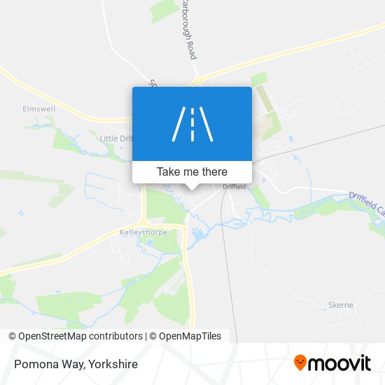 Pomona Way map