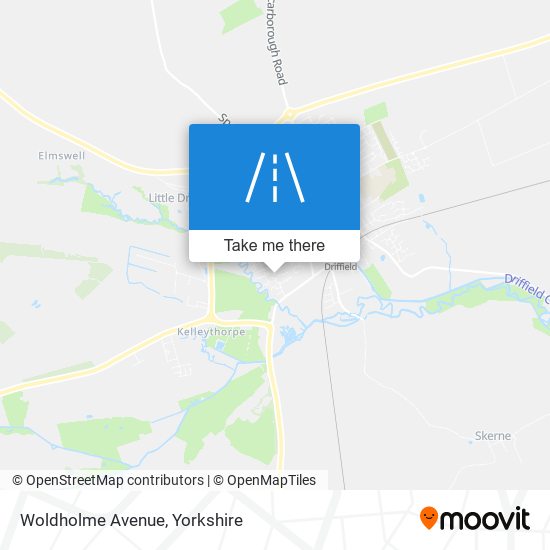 Woldholme Avenue map