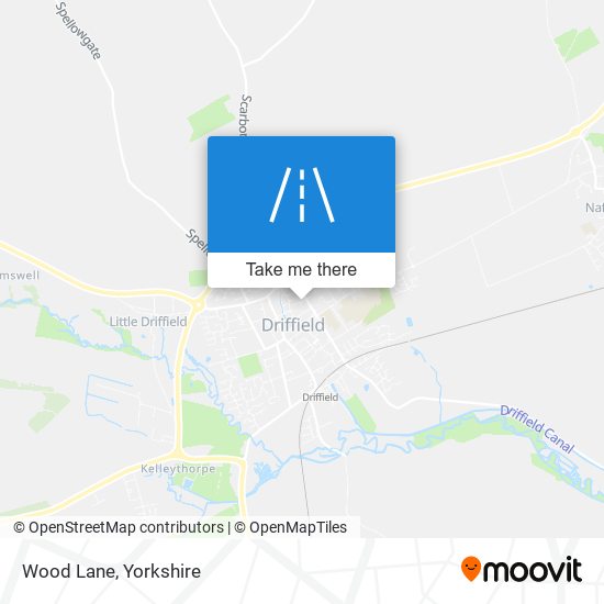 Wood Lane map