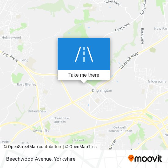 Beechwood Avenue map