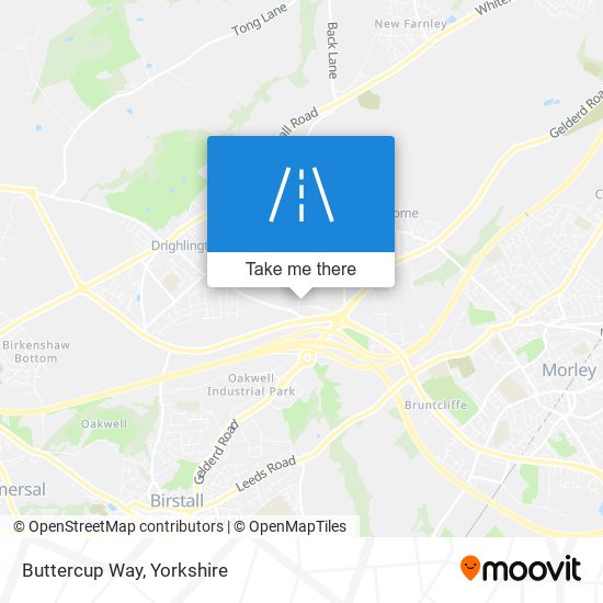 Buttercup Way map
