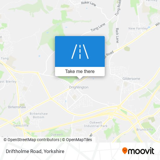 Driftholme Road map