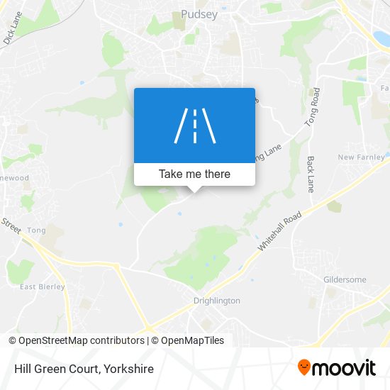 Hill Green Court map