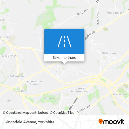 Kingsdale Avenue map