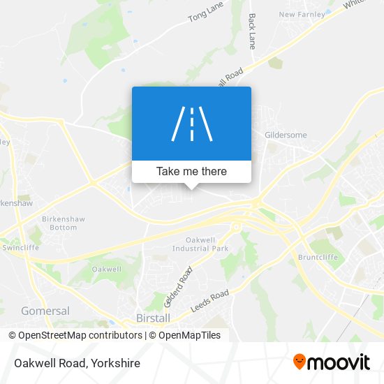 Oakwell Road map