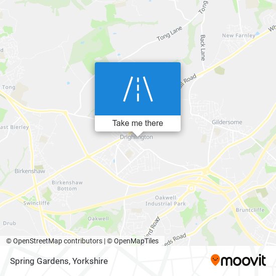 Spring Gardens map