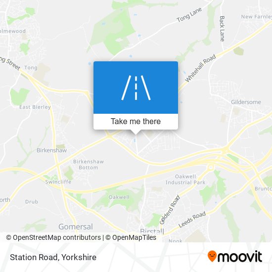 Station Road map